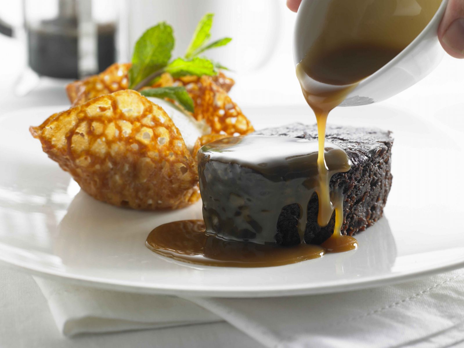 Sticky Toffee Pudding on Earls Menu